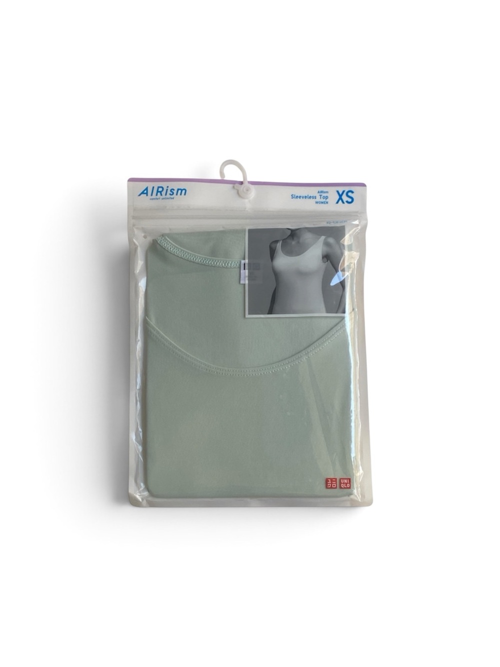 UNIQLO AIRism Scoop Neck Sleeveless Tank Top Light Green Women's Size XS